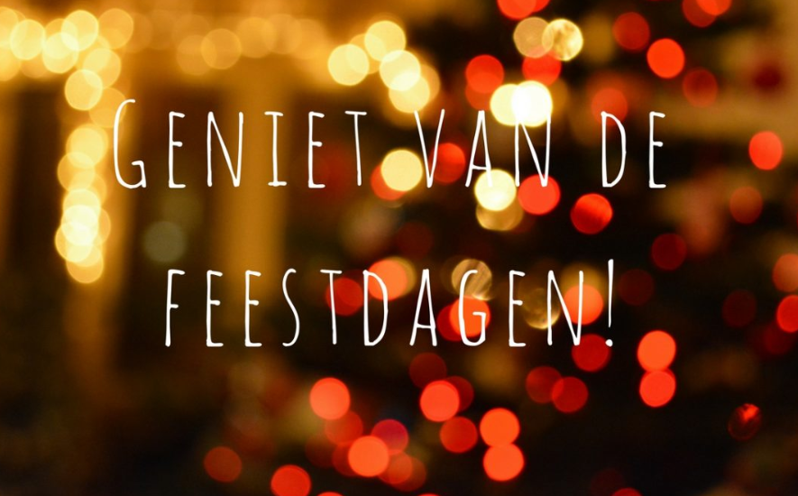 Fijne feestdagen!